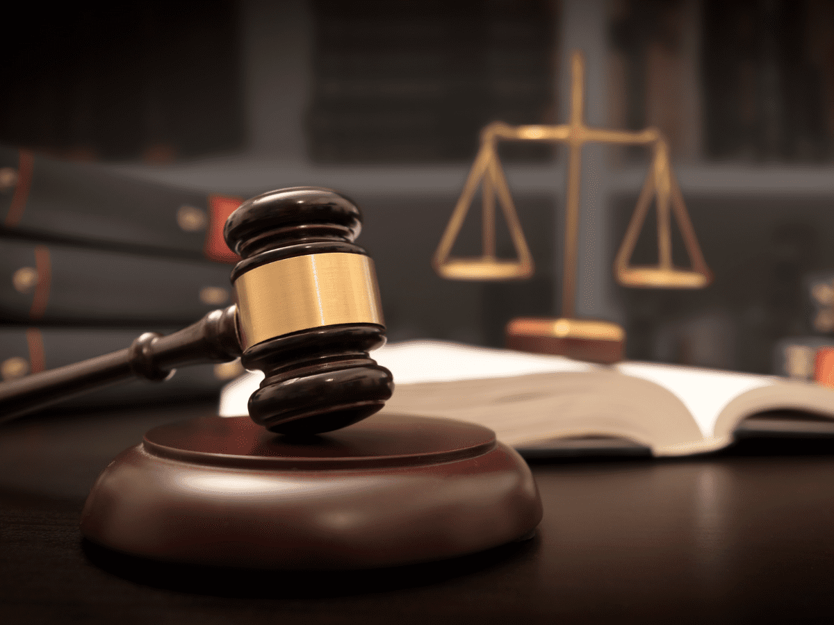 Gavel in law room