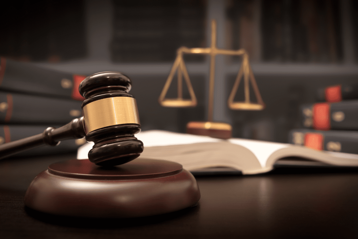Gavel in court